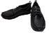 【arui_toe 3955BL ブラック】本革コンフォートモカシンデッキシューズ